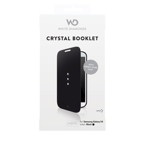 WD Crystal Booklet Samsung Galaxy S4, svart (2311TRI6) Svart