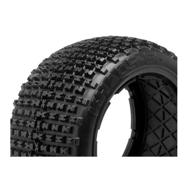 HPI Khaos Tire (White/Baja 5B/Rear/2Pcs)