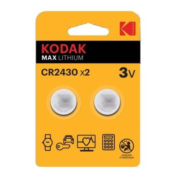 Kodak Max lithium CR2430 battery (2 pack)