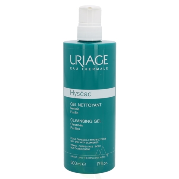 Uriage Hyseac Cleansing Gel 500 ml kombineret til fedtet hud