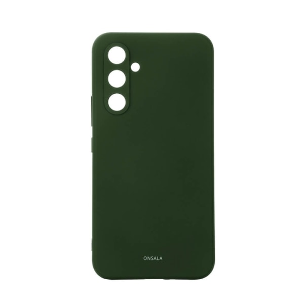 ONSALA Mobilskal Silikon Dark Green - Samsung Galaxy A54 5G Grön
