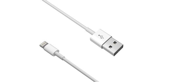 Devia Smart, Lightningkabel (2,1A), 1m, Vit