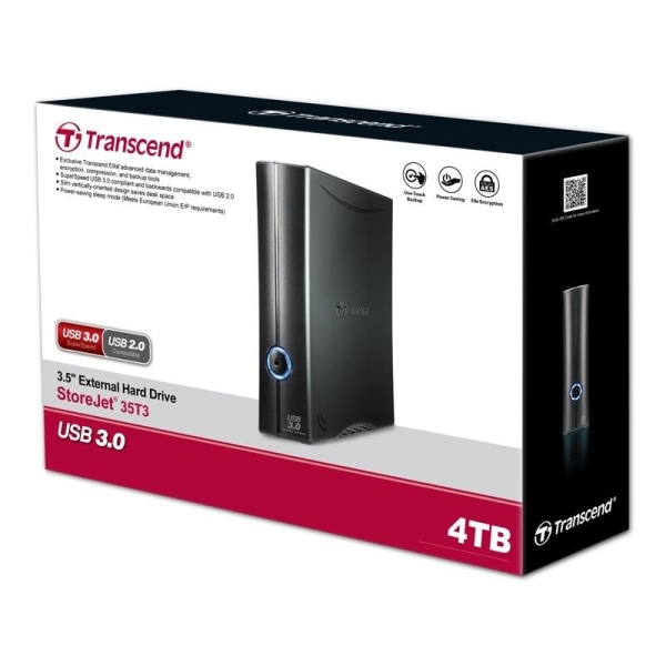Transcend HDD StoreJet 3.5" 4TB USB3