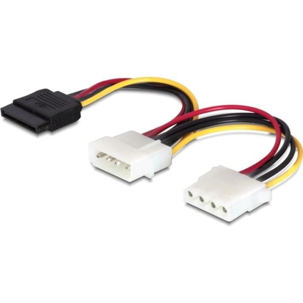 DeLOCK Power cable for Serial ATA & ATA-133 HDD, 0.1m