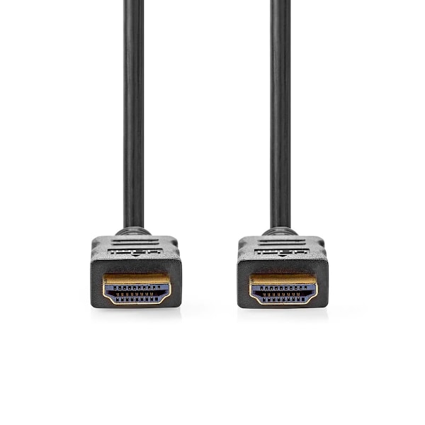 Nedis High Speed ​​HDMI ™ Kaapeli Ethernet | HDMI™ liitin | HDMI™ liitin | 4K@30Hz | ARC | 10.2 Gbps | 5.00 m | Pyöreä | PVC | Musta | Laatikko