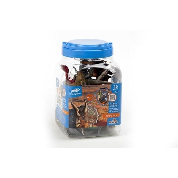 ANIMAL PLA Dinosaur 30pcs in 3,2L bucket