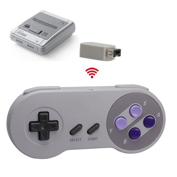 Trådlös kontroll till SNES Mini Classic Edition