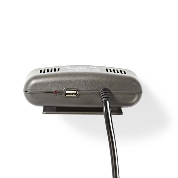 Nedis Universal DC Power Adapter | Biladapter | 120 W | Indgangsspænding: 12 V DC | 12 V DC | Maksimal udgangsstrøm pr. port: 4.0 A | Sort
