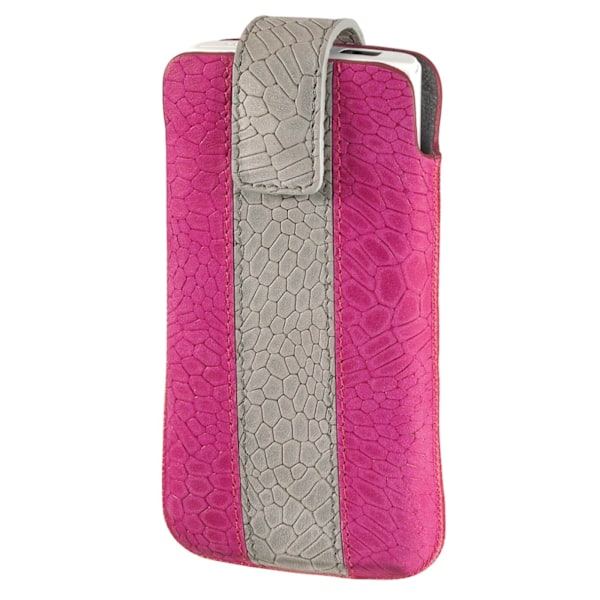 Hama Mobiltaske Chic Medium Læder Universal Rosa/Grå