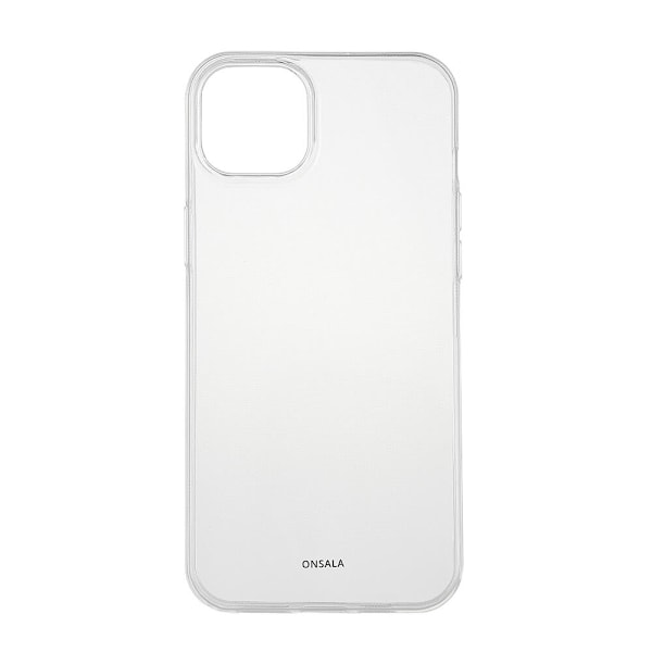 ONSALA Back Recycled Clear Case TPU iPhone 15 Plus Clear Transparent