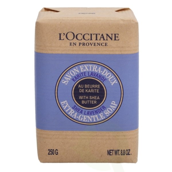 L'Occitane ekstra skånsom sæbe med sheasmør 250 gr lavendel