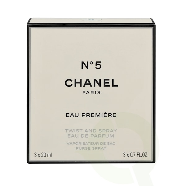 Chanel No 5 Eau Premiere Giftset 60 ml, 2x Edp Spray Refill 20Ml/1x Edp Spray 20Ml/Purse and Spray