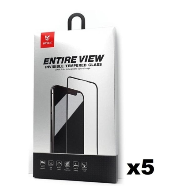 5-Pack Mr. Yes Skärmskydd i härdat glas till iPhone XS Max med 3 Transparent