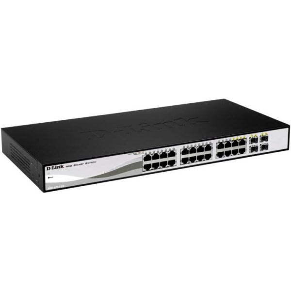 D-Link switch, 24x10/100/1000Mbps, Layer2, 4xSFP (DGS-1210-24)
