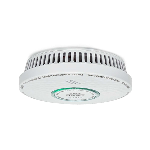 Nedis Rök & kolmonoxid Alarm | Batteridriven | Batterilängd upp till: 10 år | EN 14604 | Med testknapp | 85 dB | ABS | Vit