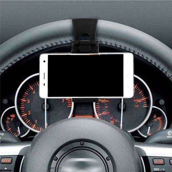 Universal mobilholder til rat, Sort