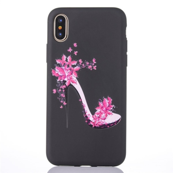 Baksideskal till iPhone X/XS, High heel Svart