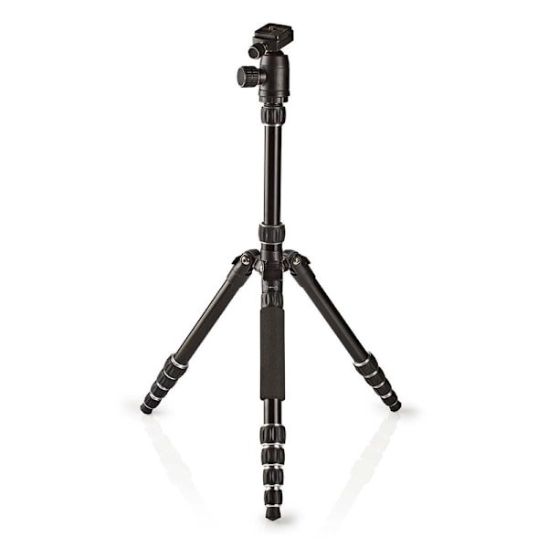 Nedis Stativ | Maximal lastkapacitet: 3.0 kg | Minsta arbetshöjd: 17.5 cm | Maximal arbetshöjd: 145.0 cm | 3 Segment | Bollhuvud | Resväska ingår | Vä
