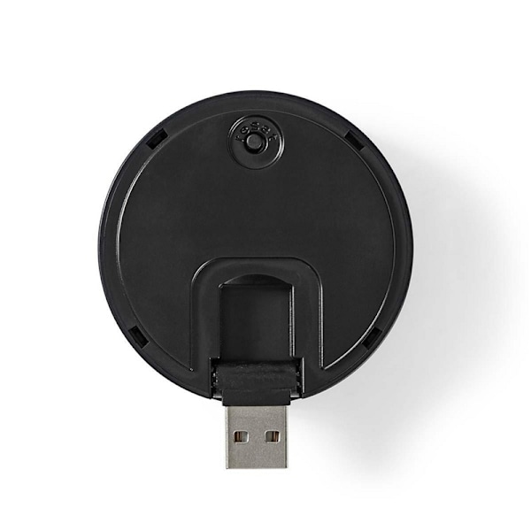 Nedis SmartLife Klokke | Wi-Fi | Tilbehør til: WIFICDP10GY | USB Drevet | 4 Lyde | 5 V DC | Justérbar volume | Sort