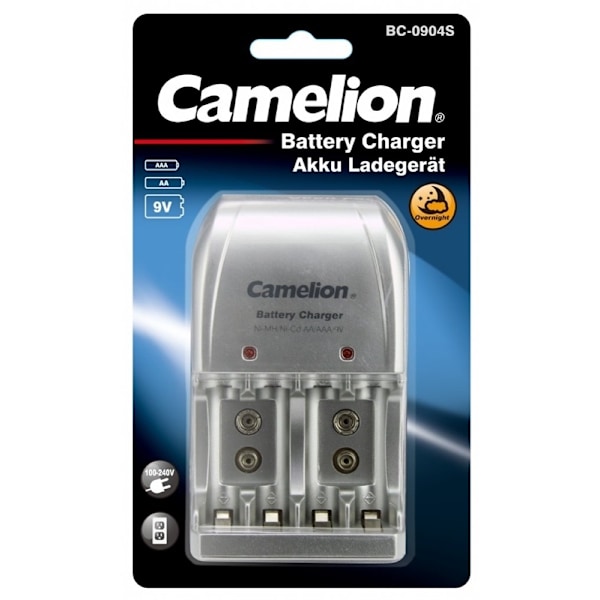 Camelion BC0904S, batteriladdare, utan batt,