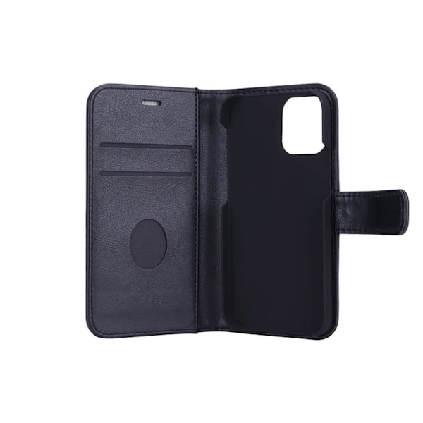 RADICOVER Strålingsbeskyttende Wallet PU iPhone 12 Mini Flipcover RFID Sort Svart