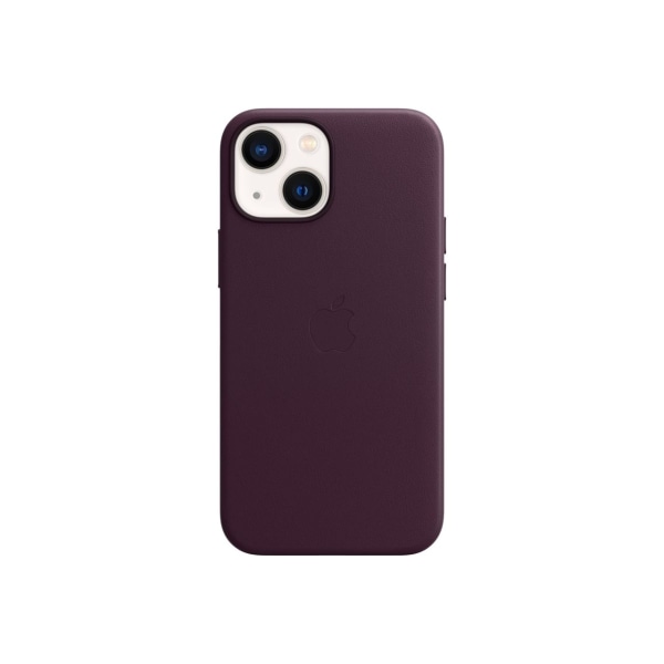 Apple iPhone 13 mini Leather Case with MagSafe - Dark Cherry Lila