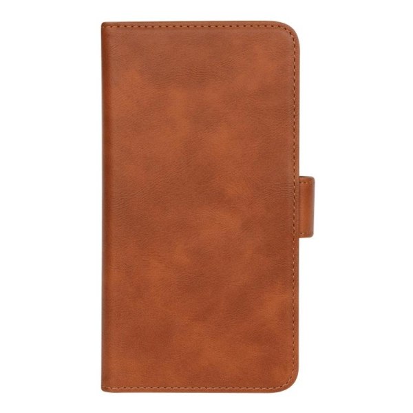 Essentials iPhone X/XS, PU wallet 3 kort avtagbar, ljus brun Brun