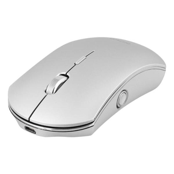 Deltaco Wireless office mouse, aluminium, battery indicator, USB