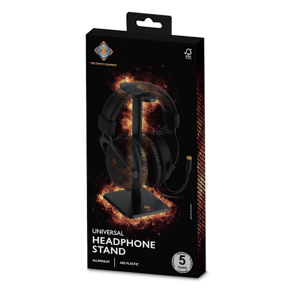 DELTACO GAMING Headphone holder black