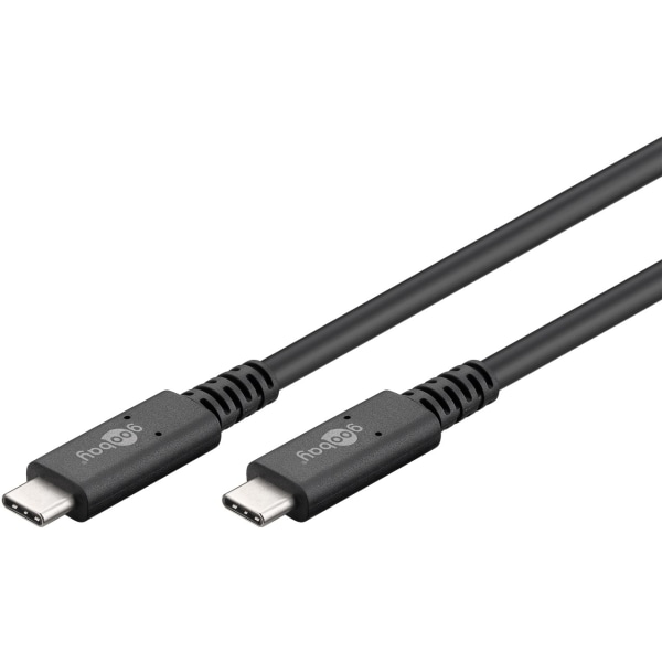 Goobay USB-C™-kabel USB4™ Gen 3x2, 0,8 m USB-C™-kontakt > USB-C™-kontakt