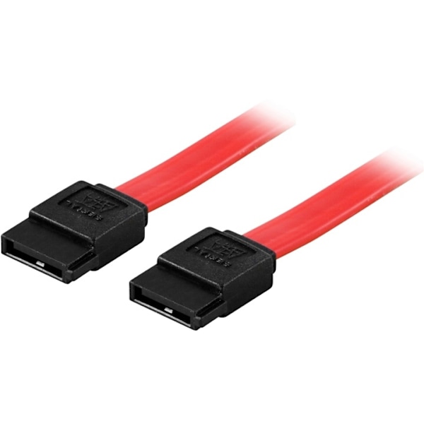 DELTACO SATA/SAS-kabel, ret-ret, 0,3m
