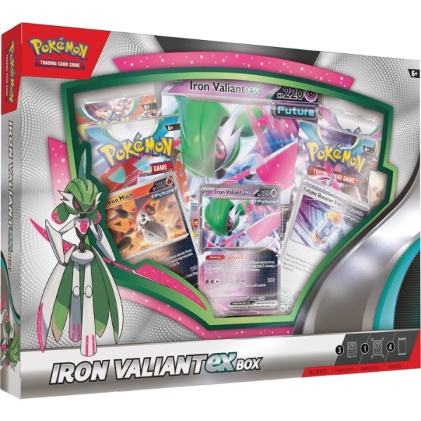 POKEMON TCG: Iron Valiant ex Box