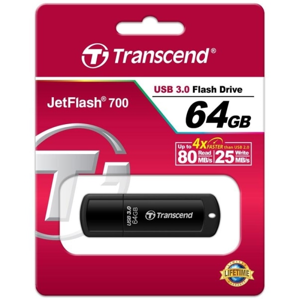 Transcend USB 3.0-minne J.Flash700 64GB (TS64GJF700)