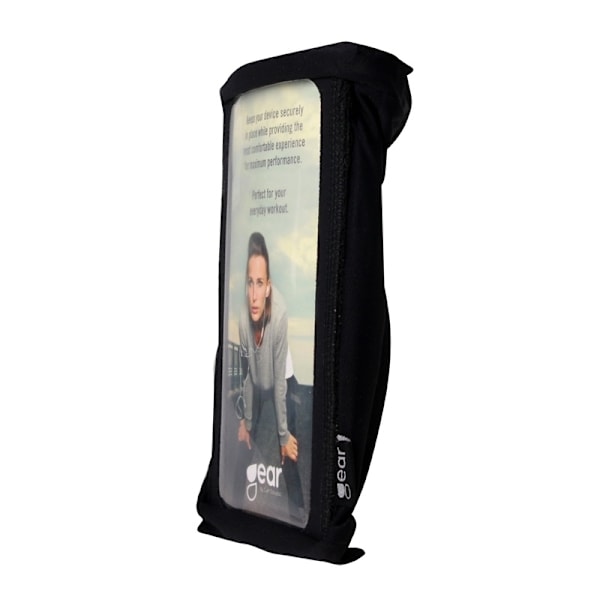 GEAR Sportsarmbånd S/M f.eks iPhone 6/7/8/SE2020/22 Sort Svart