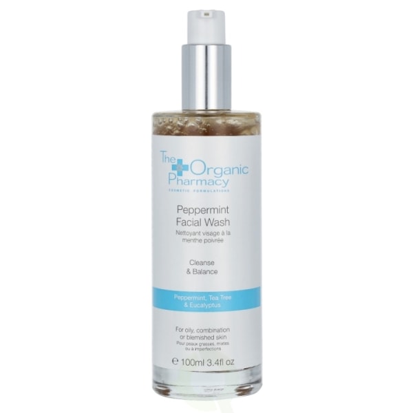 The Organic Pharmacy Peppermint Facial Wash 100 ml For Oily, Co