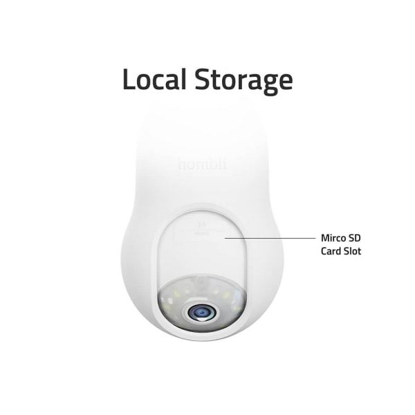 Hombli Smart Bulb Cam  White