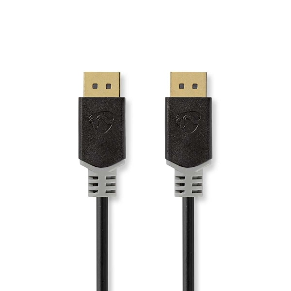 Nedis DisplayPort kaapeli | DisplayPort uros | DisplayPort uros | 8K@60Hz | Kullattu | 3.00 m | Pyöreä | PVC | Antrasiitti | Laatikko