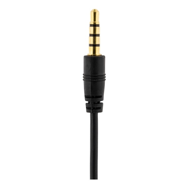 DELTACO headset, on-ear, 32 Ohm, 1x3,5mm 4-pin, 1,8m, svart/röd