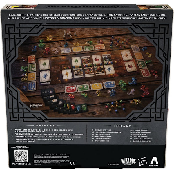 Hasbro Avalon Hill Dungeons and Dragons The Yawning Portal Brädspel, EN