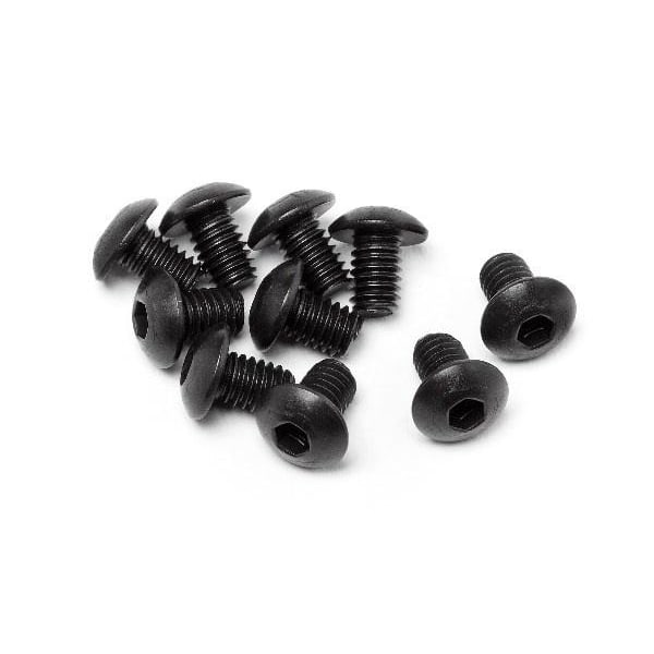 HPI Button Head Screw M4X6Mm (Hex Socket/10Pcs)