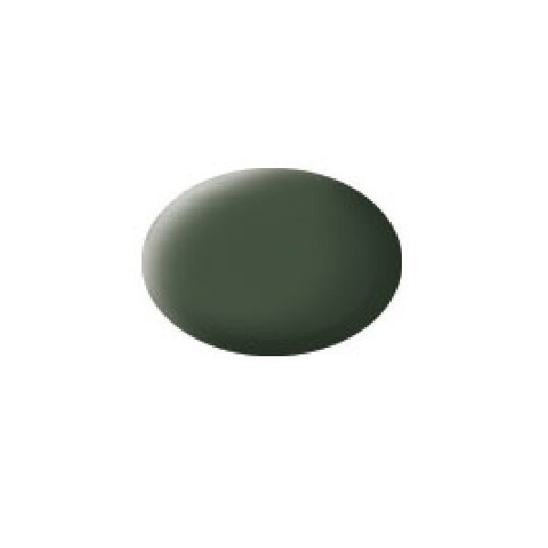 Revell Matt Bronze Green (RAL 6031) Aqua Color - 18ml Grön