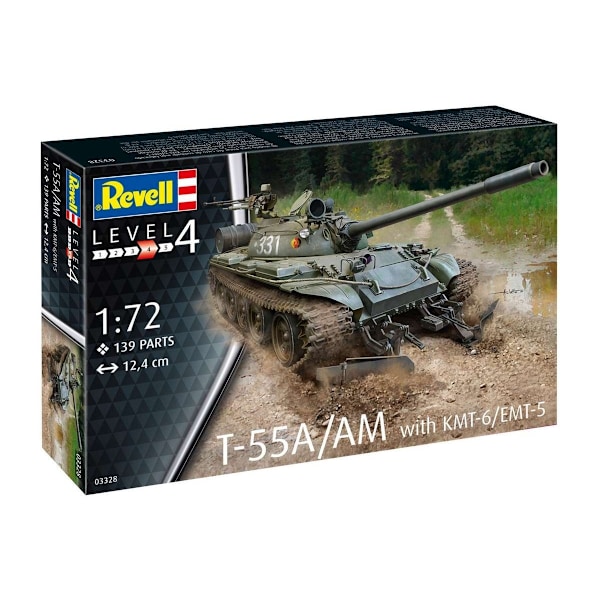Revell T-55A/AM with KMT-6/EMT-5