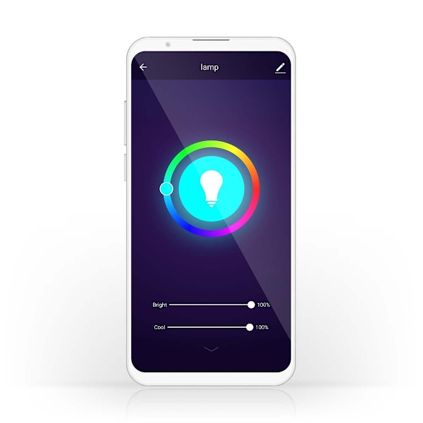 Nedis SmartLife Fuld Farve Pære | Wi-Fi | E27 | 806 lm | 9 W | RGB / Varm til kølig hvid | 2700 - 6500 K | Android™ / IOS | Pære | 1 stk