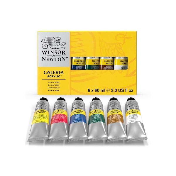 WINSOR Galeria Acrylic 6x60ml set