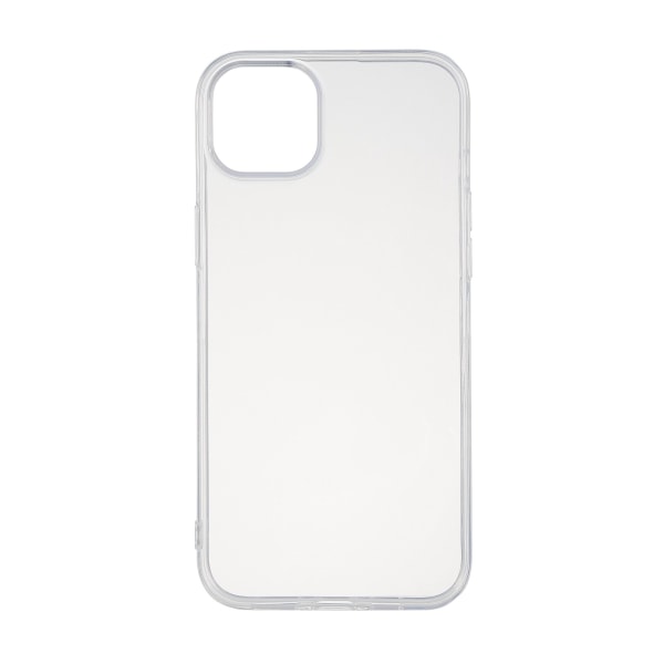 Essentials iPhone 15 Plus recycled TPU back cover, transparent Transparent