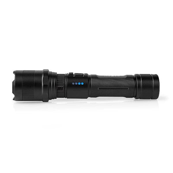 Nedis LED lygte | Batteri | 3.7 V DC | 10 W | Indbygget Lithium-Ion | Batterier medfølger | Opladningsbar | Nominel lysstrøm: 1000 lm | Lysområde: 110