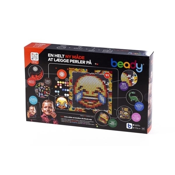 Beady Basic 10.800 perler, 4 plader, 1 skraber