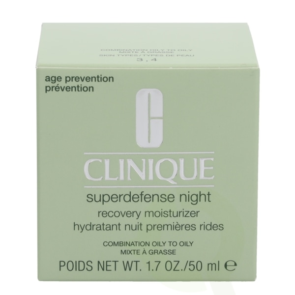 Clinique Superdefense Night Recovery Moisturizer 50 ml Combinati