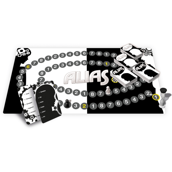 Tactic Naiset vs Miehet Alias -lautapeli