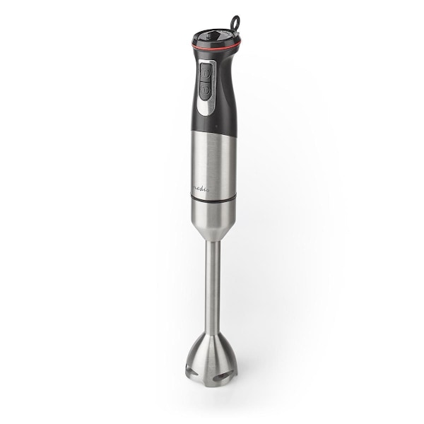 Nedis Hand Blender | 800 W | Hastighedsindstillinger: Variabel hastighedskontrol | Chopper | Aluminium / Sort